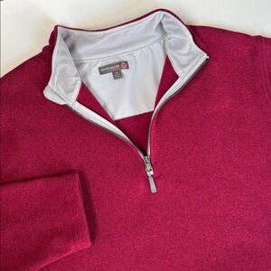 Peter Miller Warmth E4 Element 4 Golf Fleece Lined Sweater Jacket Red Men’s XL
